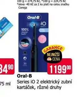 Teta Oral-b elektrický zubní kartáček nabídka