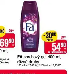 Teta Fa sprchový gel nabídka