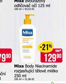 Teta Mixa tělové mléko nabídka