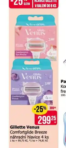 Teta Gillette venus náhradní hlavice nabídka