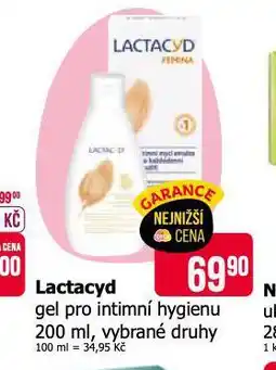 Teta Lactacyd gel na intimní hygienu nabídka