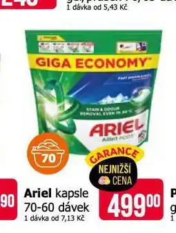 Teta Ariel prací kapsle nabídka