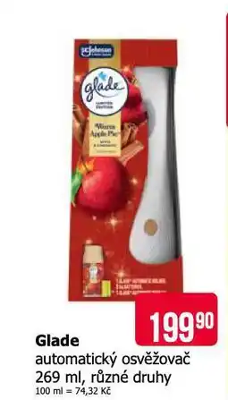 Teta Glade automatický osvěžovač vzduchu nabídka