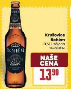 Billa Krušovice bohém nabídka