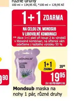 Teta Maska na nohy nabídka