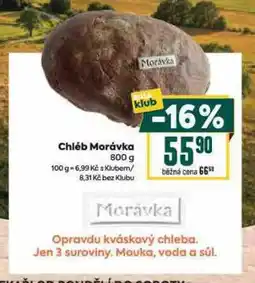 Billa Chléb morávka nabídka