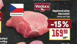 Billa Vepřová kýta bez kosti nabídka