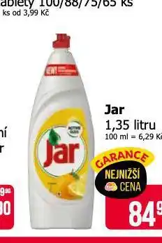 Teta Jar prostředek na mytí nádobí nabídka