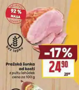 Billa Pražská šunka od kosti nabídka