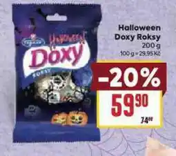 Billa Halloween doxy roksy nabídka