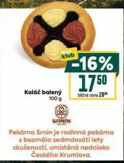 Billa Koláč balený nabídka