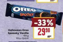 Billa Halloween oreo spooky vanilka nabídka