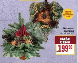 Billa Nahradní aranžmá nabídka