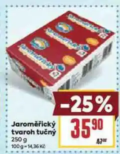 Billa Jaromeřický tvaroh tučný nabídka