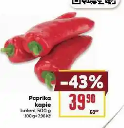 Billa Paprika kapie nabídka