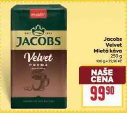 Billa Jacobs velvet mletá káva nabídka