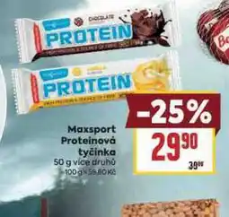 Billa Maxsport proteinová tyčinka nabídka