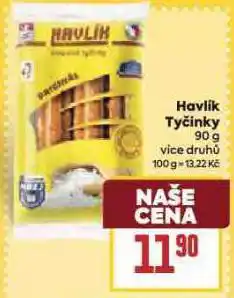 Billa Havlík tyčinky nabídka