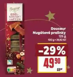 Billa Douceur nugátové pralinky nabídka