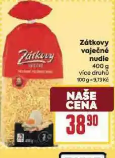 Billa Zátkovy vaječné nudle nabídka