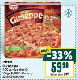 Billa Pizza guseppe nabídka