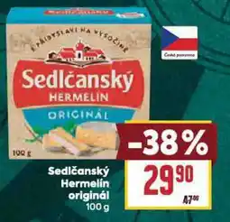 Billa Sedlčanský hermelín originál nabídka