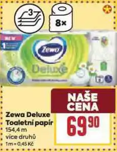 Billa Zewa deluxe toaletní papír nabídka