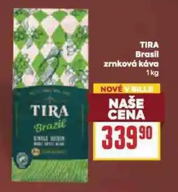 Billa Tira brasil zrnková káva nabídka
