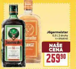 Billa Jagermeister orange nabídka