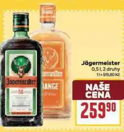 Billa Jagermeister nabídka