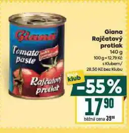 Billa Giana rajčatový protlak nabídka