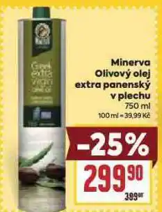 Billa Minerva olivový olej extra panenský v plechu nabídka