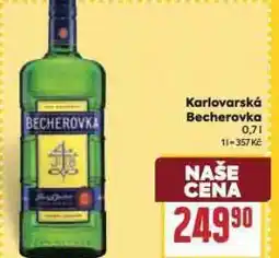 Billa Karlovarská becherovka nabídka