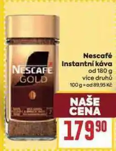 Billa Nescafé instatní káva nabídka