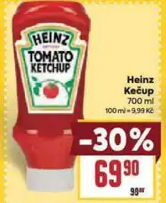 Billa Heinz kečup nabídka