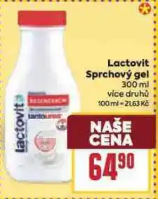 Billa Lactovit sprchový gel nabídka