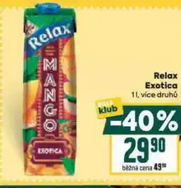Billa Relax exotica nabídka