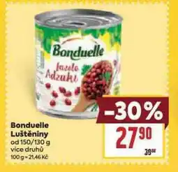 Billa Bonduelle luštěniny nabídka
