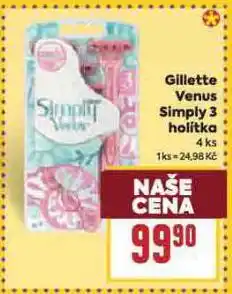Billa Gillette venus simply 3 holítka nabídka
