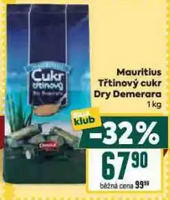 Billa Mauritius třtinový cukr dry demarara nabídka