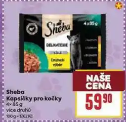 Billa Sheba kapsičky pro kočky nabídka