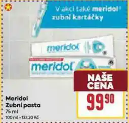 Billa Meridol zubní pasta nabídka
