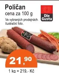 COOP DISKONT Poličan nabídka
