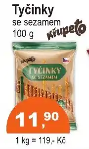 COOP DISKONT Tyčinky se sezamem nabídka