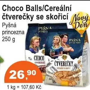 COOP DISKONT Choco Balls/Cereální čtverečky se skořicí nabídka
