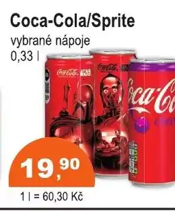 COOP DISKONT Coca-Cola/Sprite nabídka