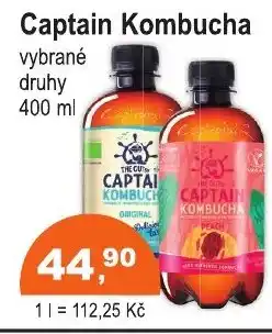 COOP DISKONT Captain Kombucha nabídka