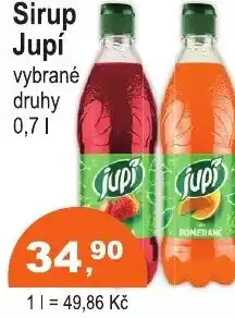 COOP DISKONT Sirup Jupí nabídka
