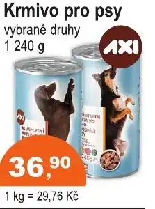 COOP DISKONT AXI Krmivo pro psy nabídka
