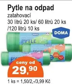 COOP DISKONT DOMA Pytle na odpad nabídka